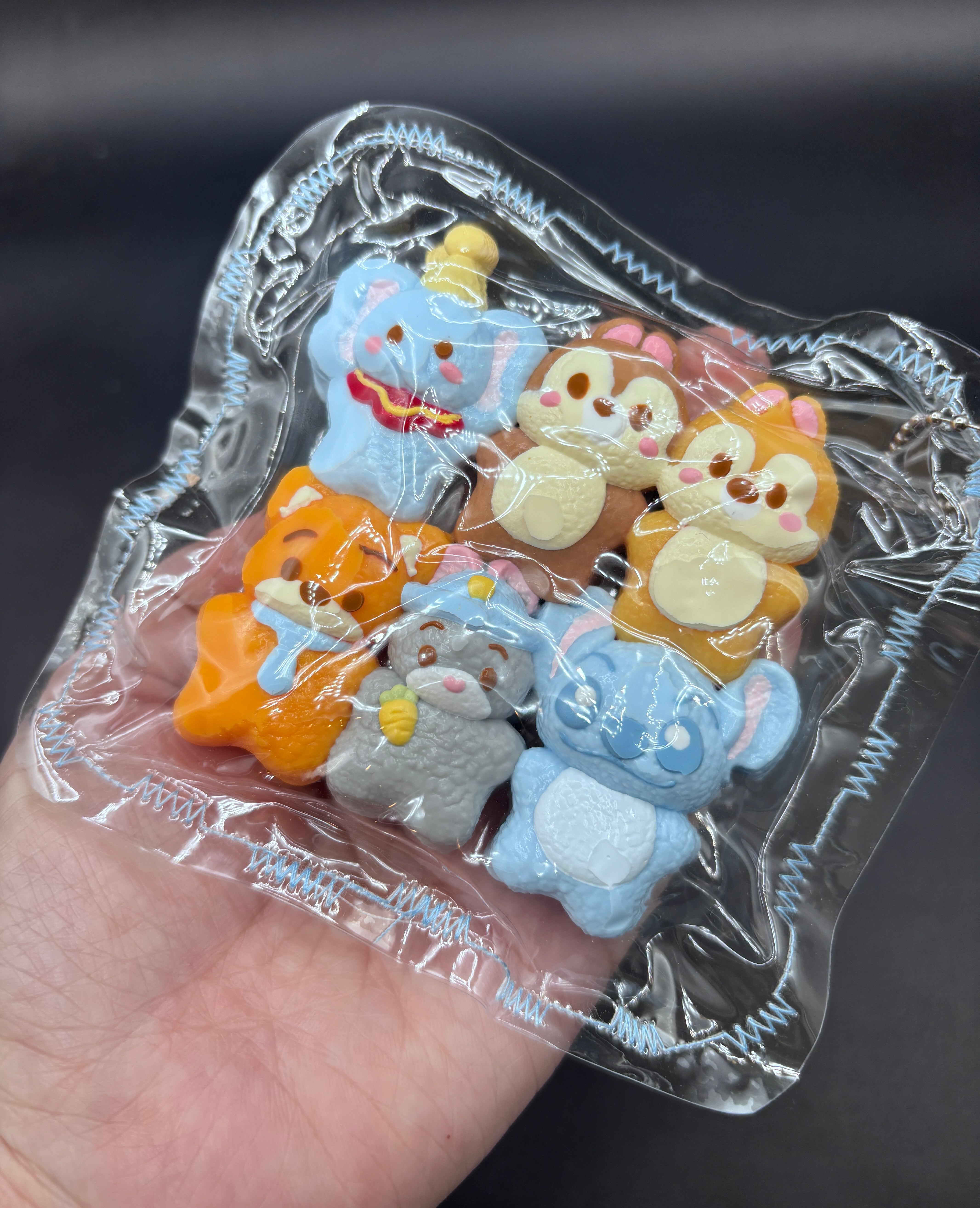 Pack of 6 super cute cartoon pack of mini animals taba