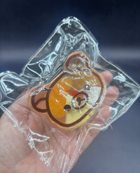 New cute clear Rilakkuma jello fruit taba squishy