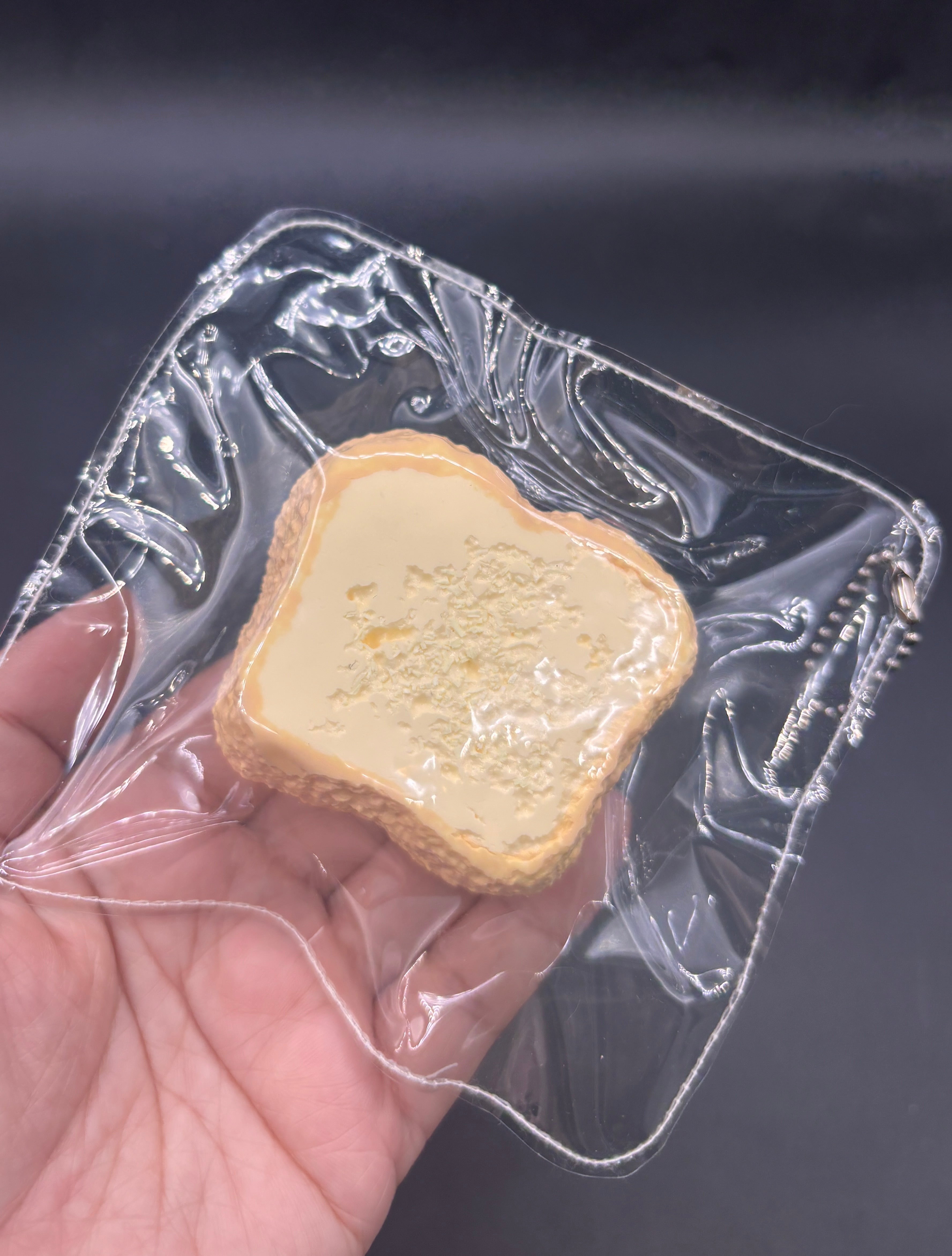 Food series cream bread small taba squishy