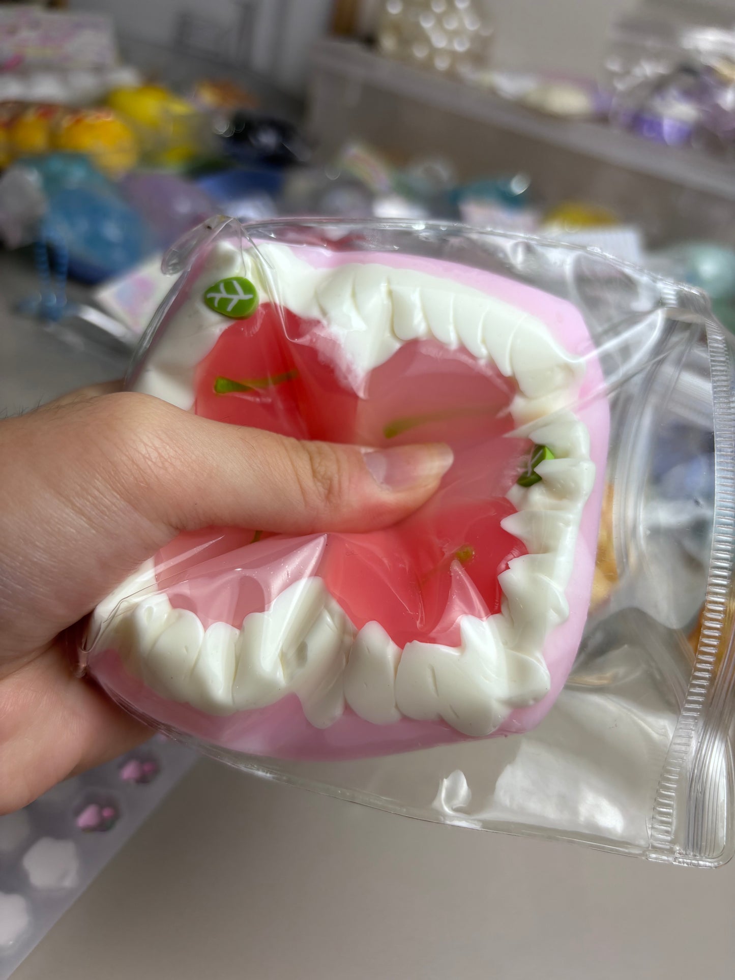 taba squishy - Large cute pink cherry cake