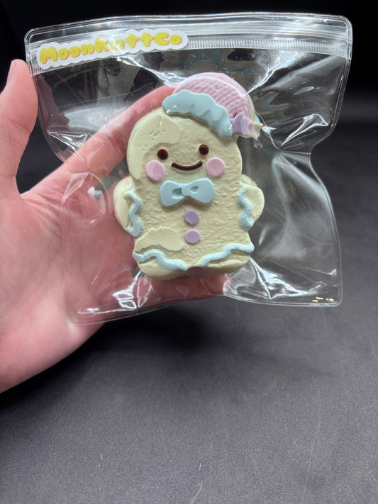 Pastel white gingerbread man soft 3 layered