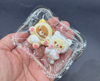 Pack of 2 Rilakkuma twins mini soft taba squishy