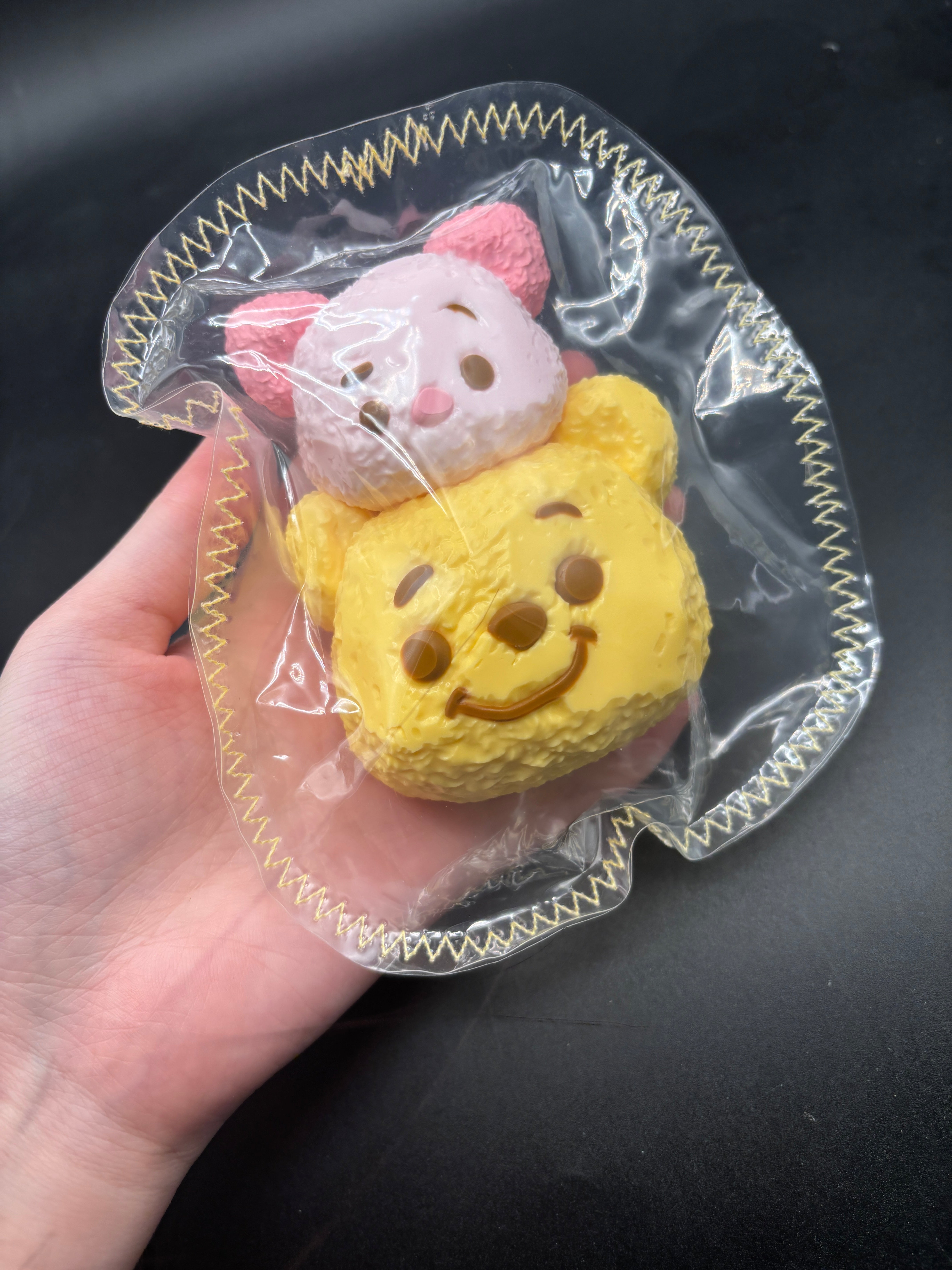 Honey bear and his friend pack of 2 large and soft Taba Squishy Toy