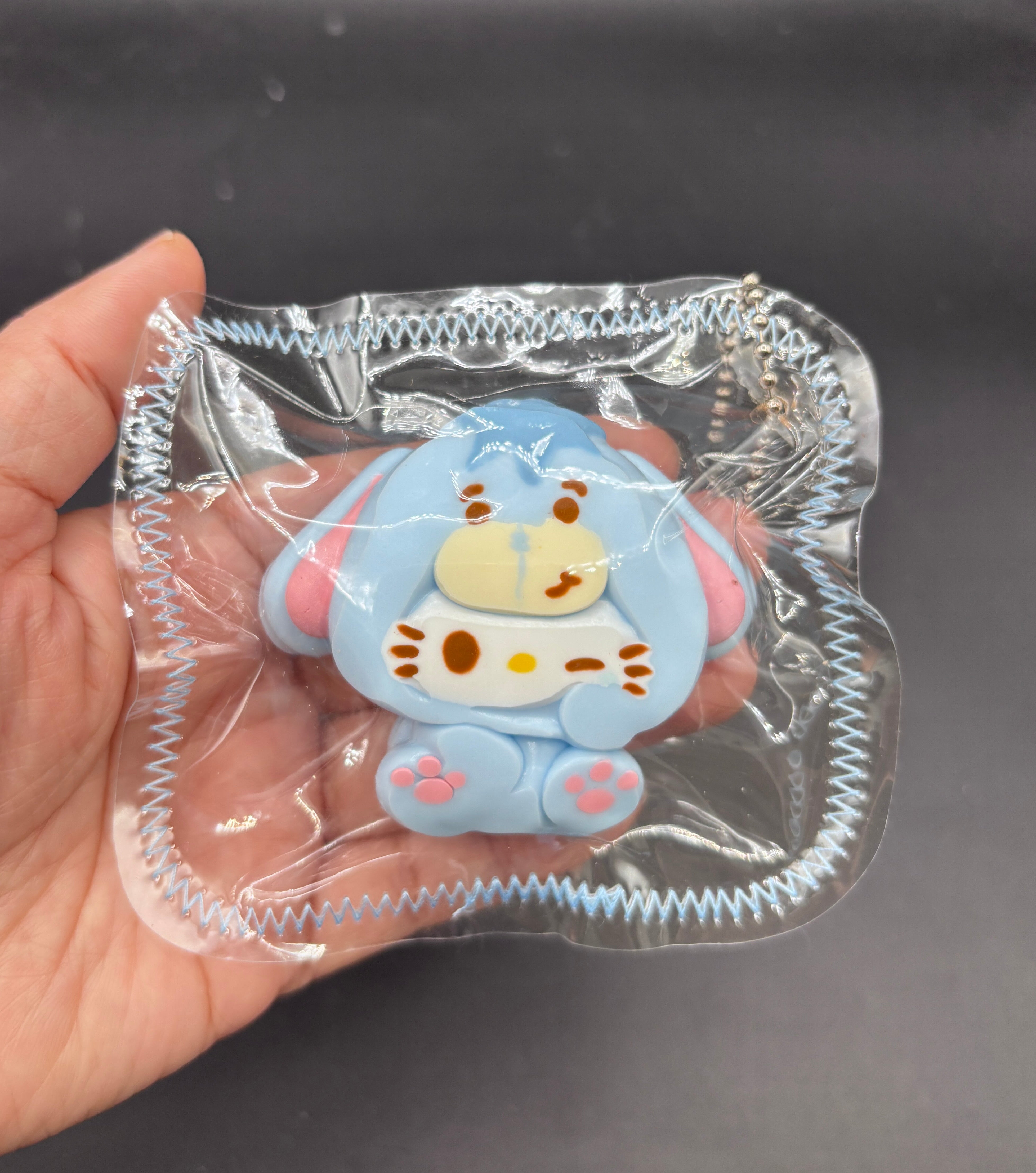 Kitty x bear family small keychain taba cute (choose)