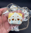 Mini Marshmellow cat keychain taba squishy