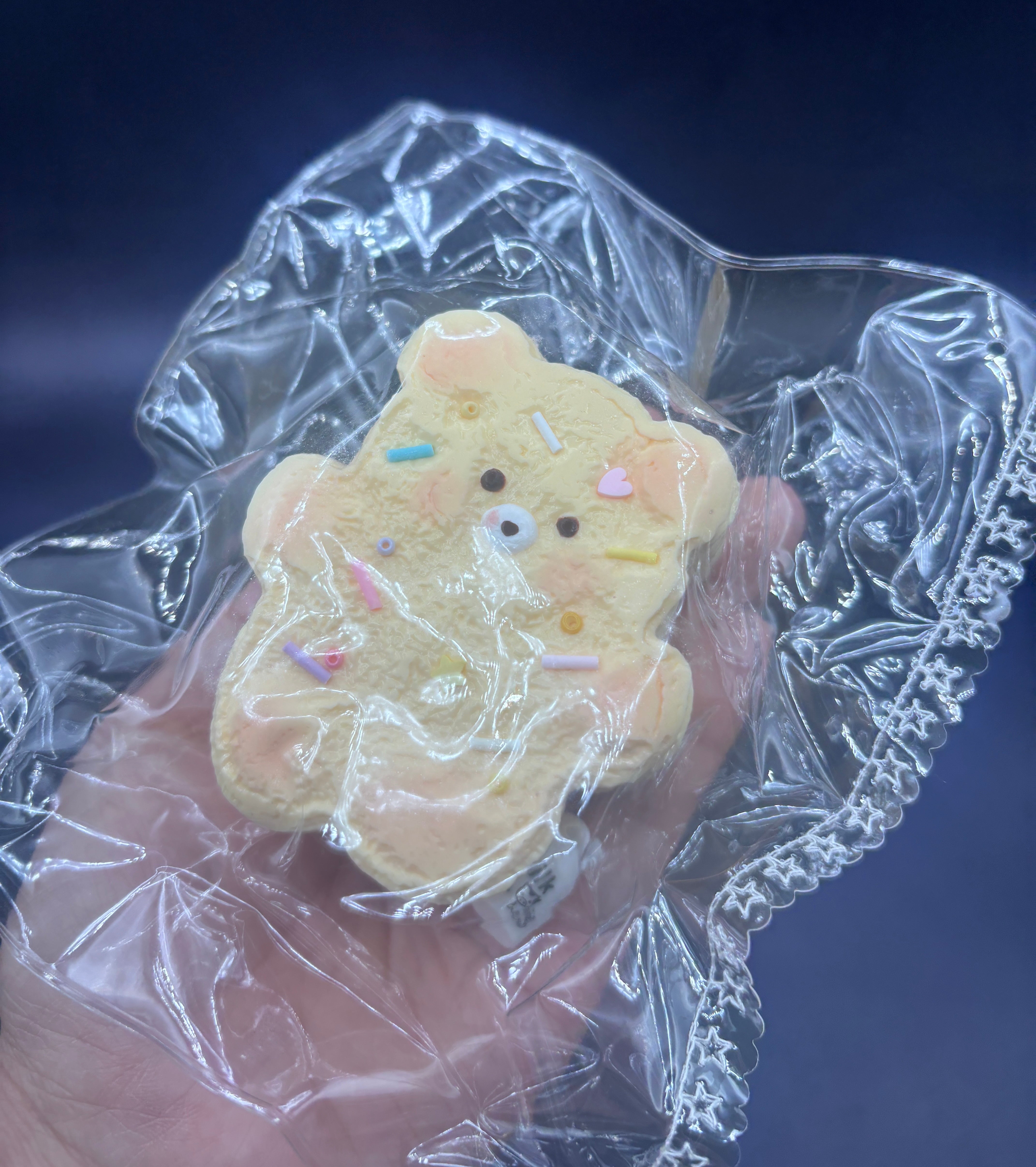 Frozen butter cute cookie bear taba squishy toy