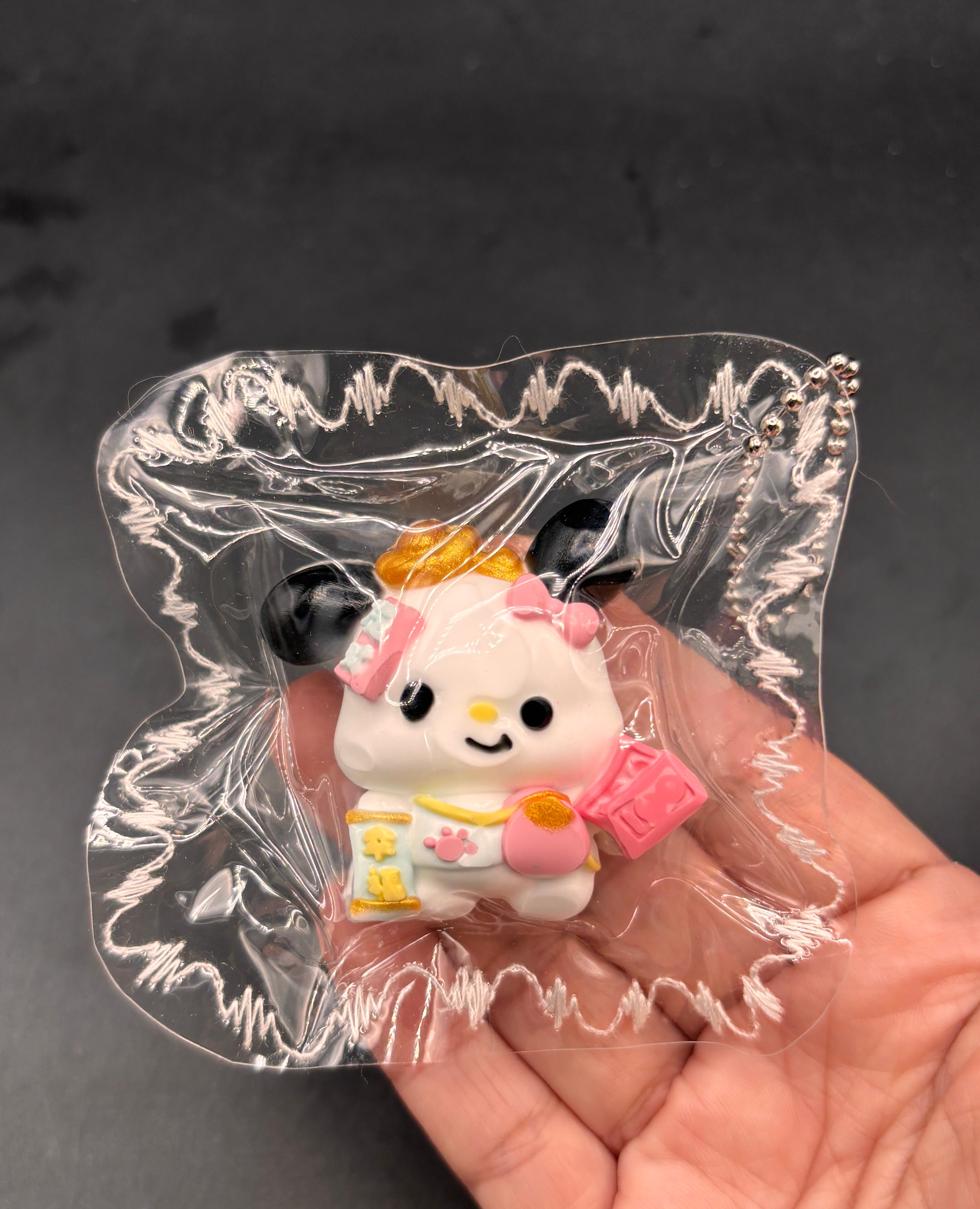 Mini keychain Pochaco taba squishy
