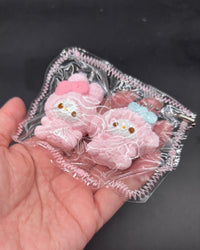 Pack of 2 melody and piano keychain soft taba squishy