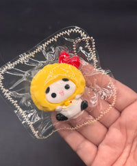 Cute mini bubu x food+sanrio keychain taba (choose)