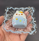 Bunny cupcake cute mini Taba keychain  taba squishy