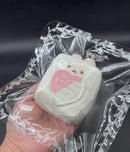 Frozen butter cute bunny taba squishy with heart  taba squishy