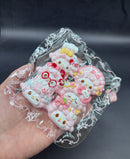 Pack of 6 mini sweet piano emojicons cute taba squishy