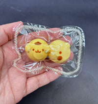 Pudding dog and hamster bun mini keychain taba (choose 1)