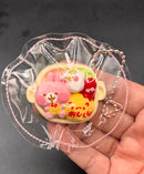 Mini keychain sushi bento bunny taba squishy