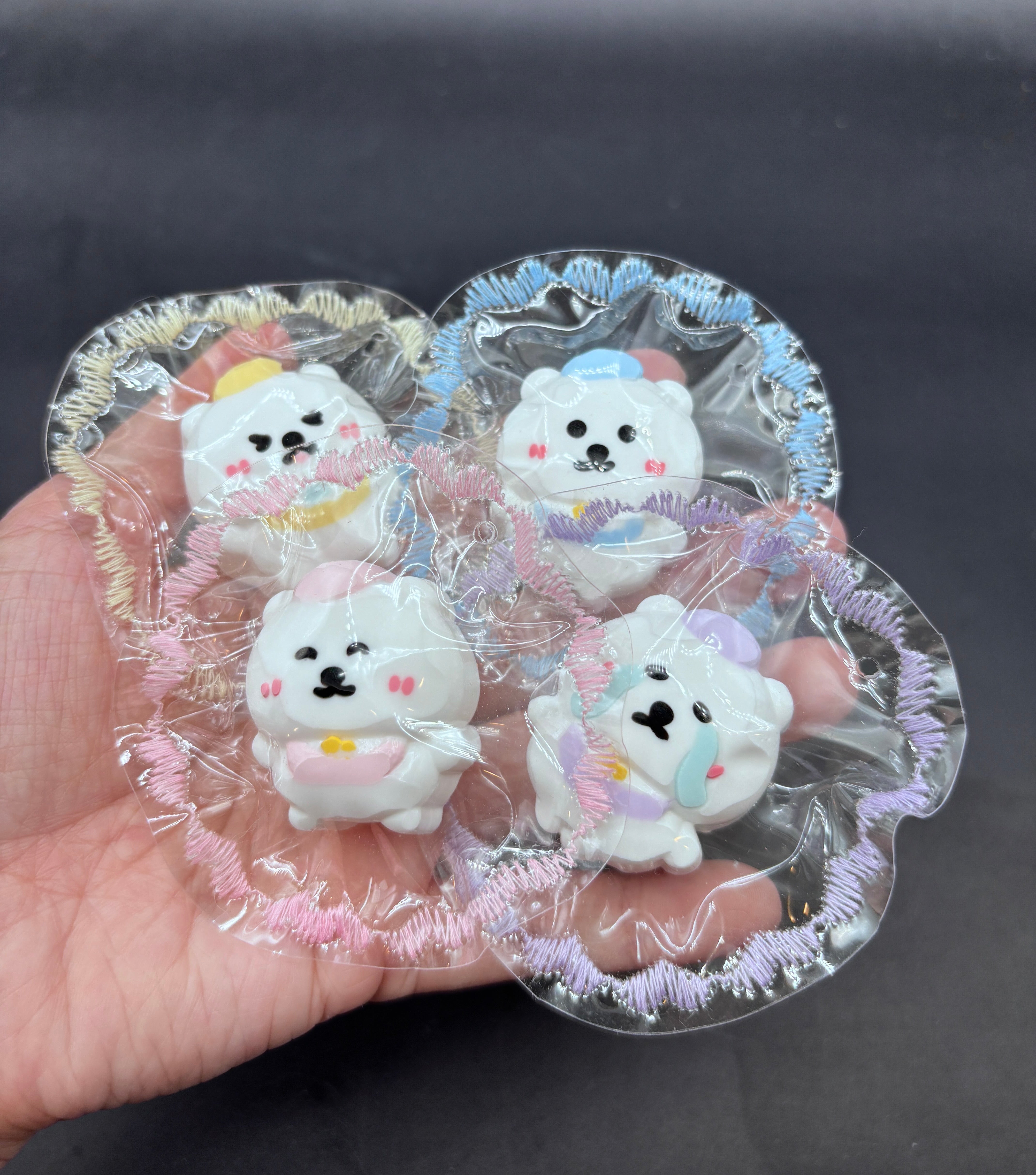 Cute joke bear baby taba squishies mini (choose)