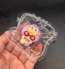 Mini keychain  (kitty with glasses cute) taba squishy