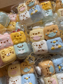 Pack of 4 cute small Sumikko Gurashi family Hawaiian rolls soft (2 designs to choose)