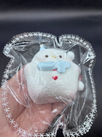 Frozen butter snowman cookie