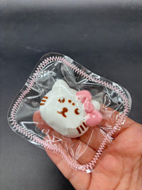 Kitty emojicon mini taba squishy keychain (choose)