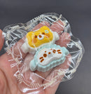 Bear and seal eye mask mini Taba keychain