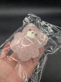 Crunchy sugar coated clear gummy bear taba squishy