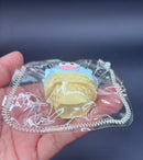 Mini hangyodon keychain icecream cone cute soft Taba squishy toy