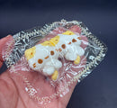 Pack of 2 mini keychain kitty twins Taba squishy toy