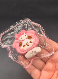 Cute mini bubu x food+sanrio keychain taba (choose)