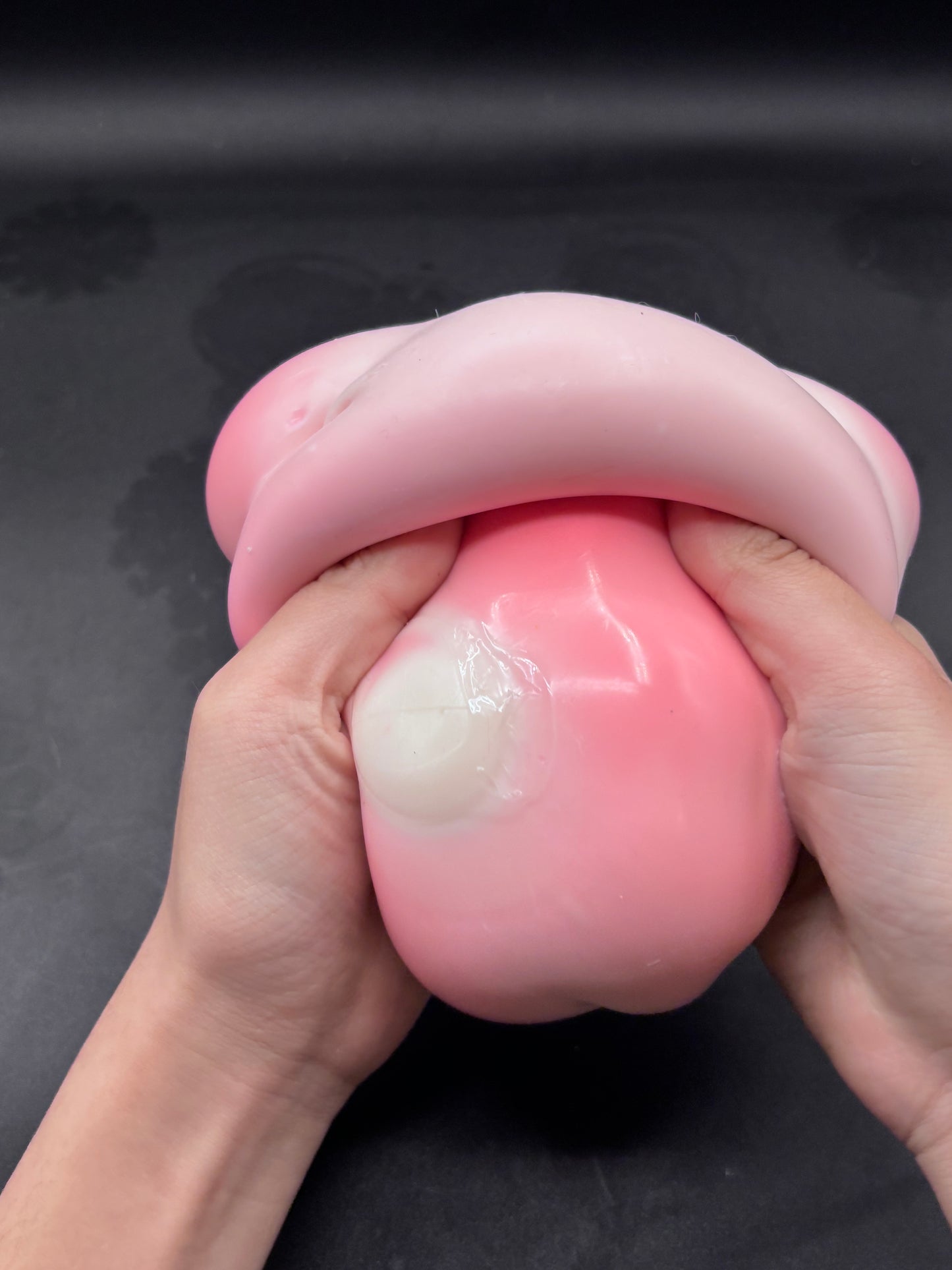 Super large soft moldable clay stressball pink