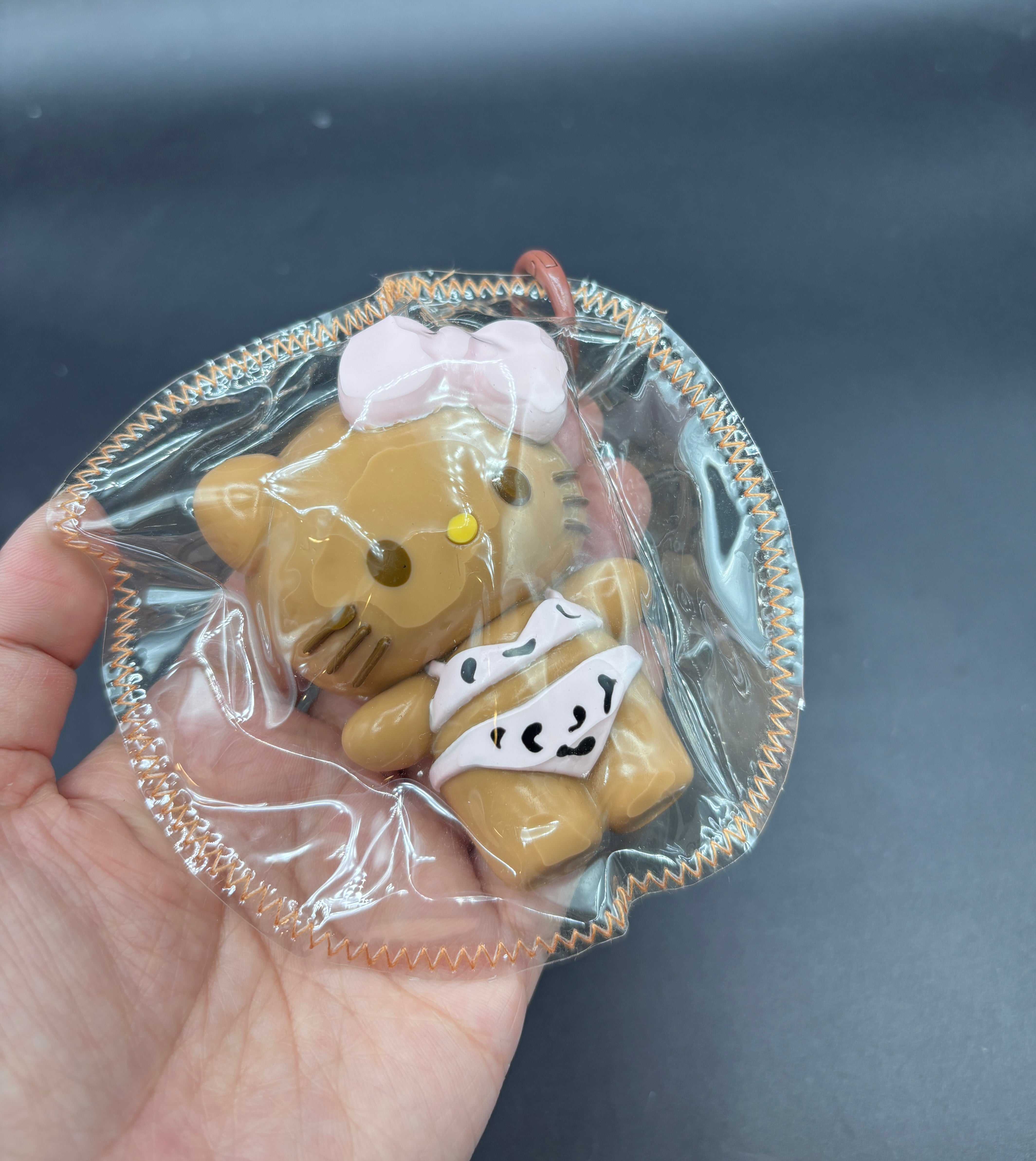 Tanned kitty in the beach  taba squishy