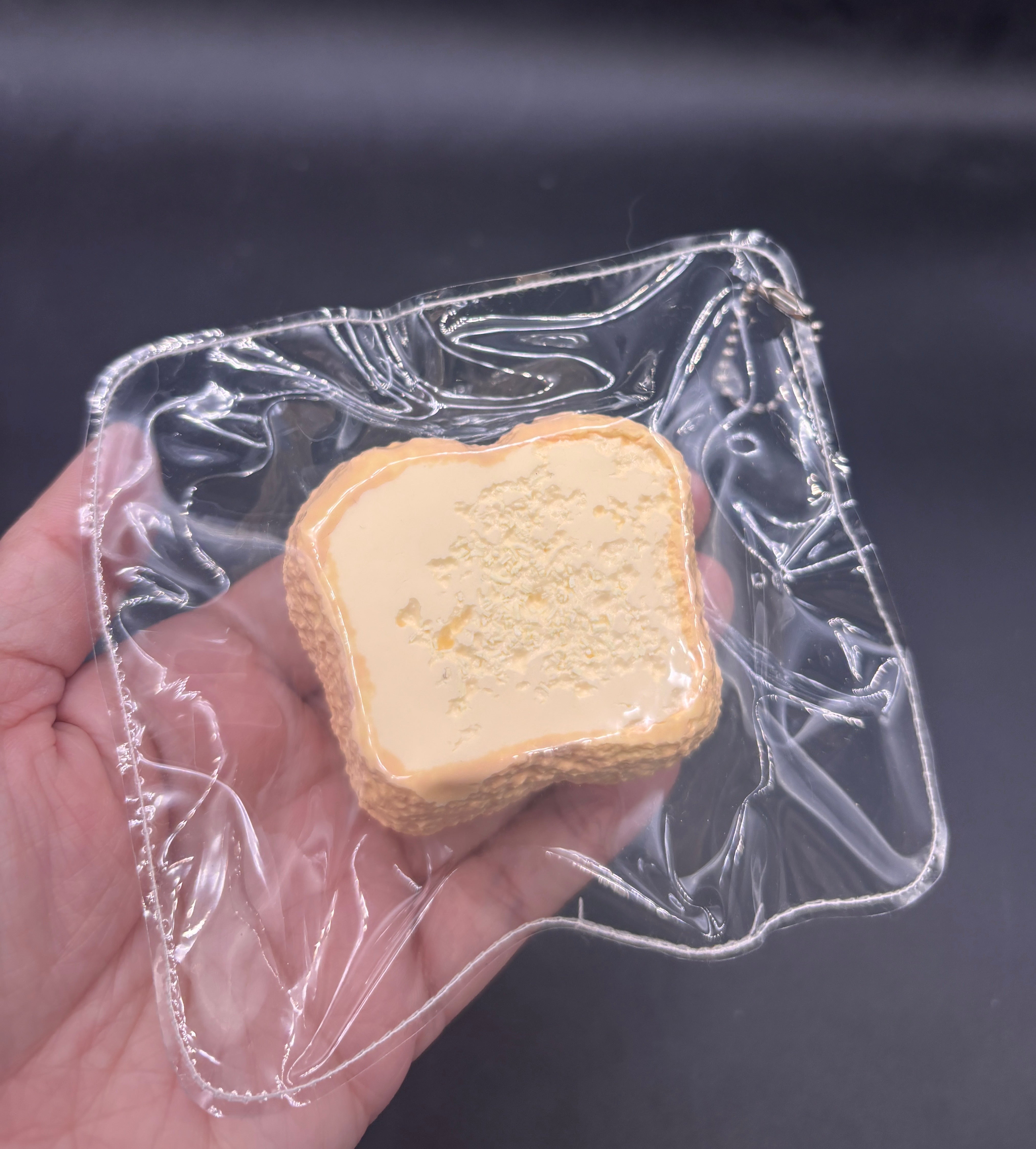 Food series cream bread small taba squishy
