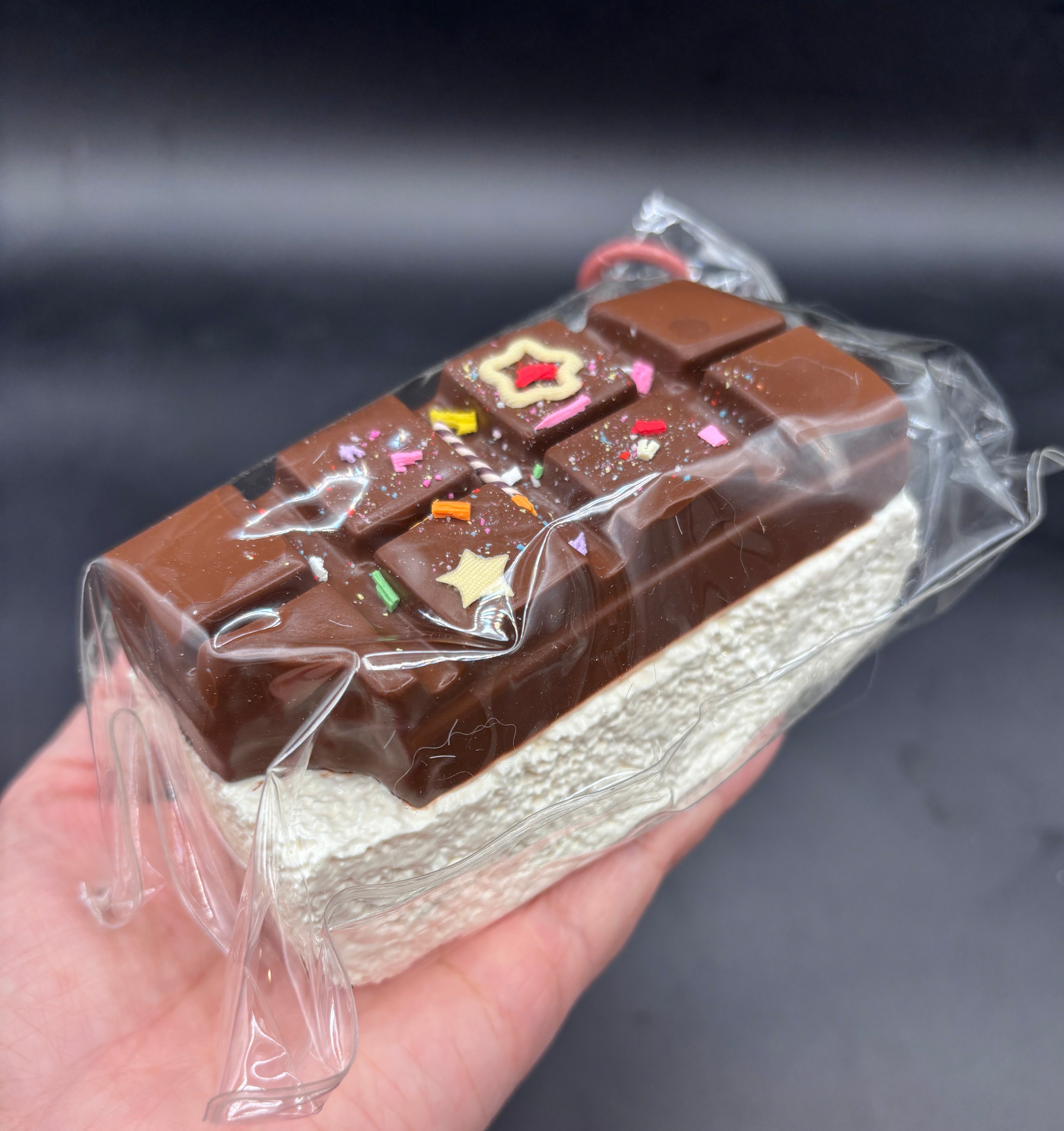 Extra large chocolate cake  taba squishy toy
