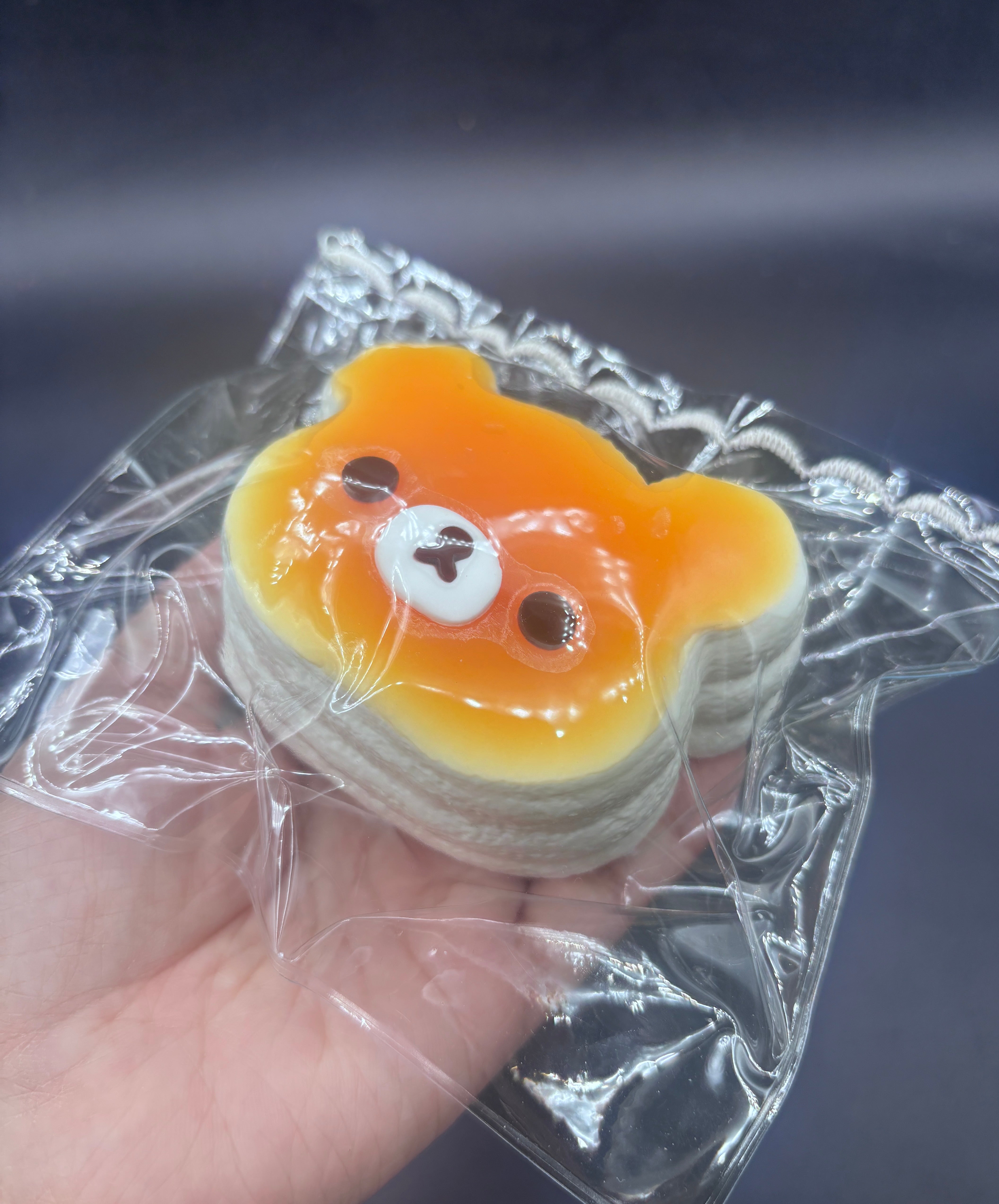 Water textured super soft pancake Rilakkuma taba squishy