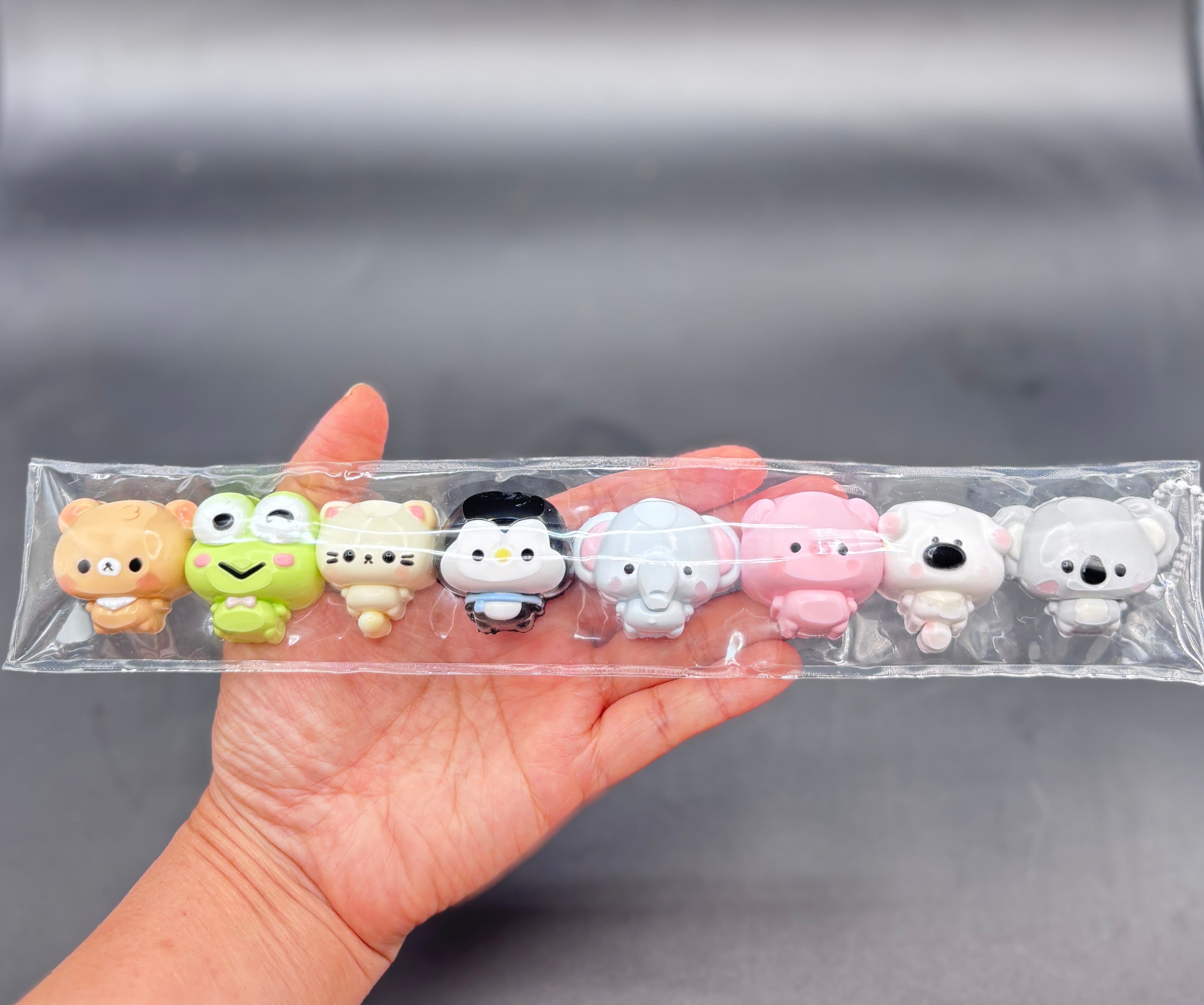 Cute pack of 8 mini carton characters taba soft   taba squishy