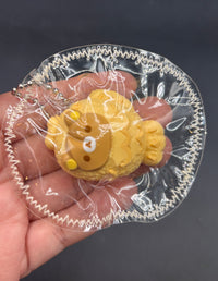Rilakkuma taiyaki cute mini (flocked and unflocked)taba squishy