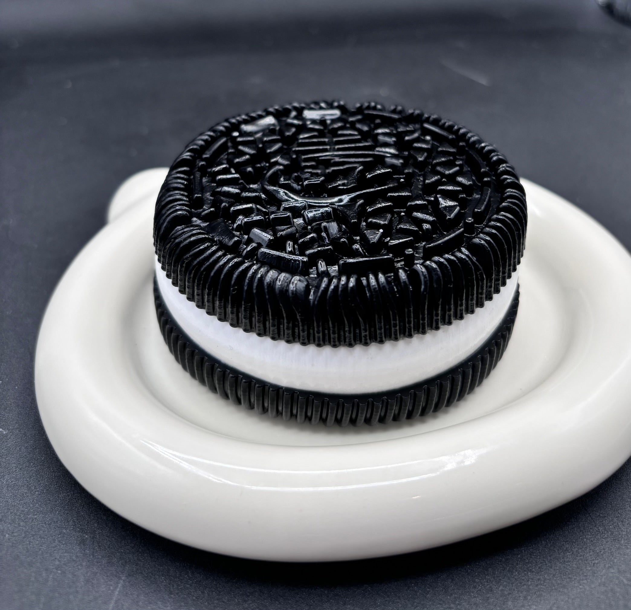 Black Oreo Squishy Toy