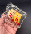 Rilakkuma and Korilakkuma shrimp twins- mini keychain taba