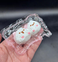 Pack of 2 melody and piano keychain soft taba squishy (random color choice)