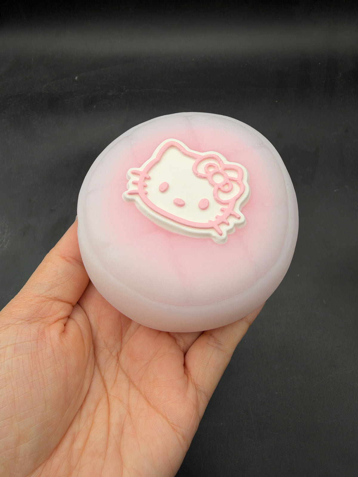 Frozen butter matte kitty moon cake large taba squishy