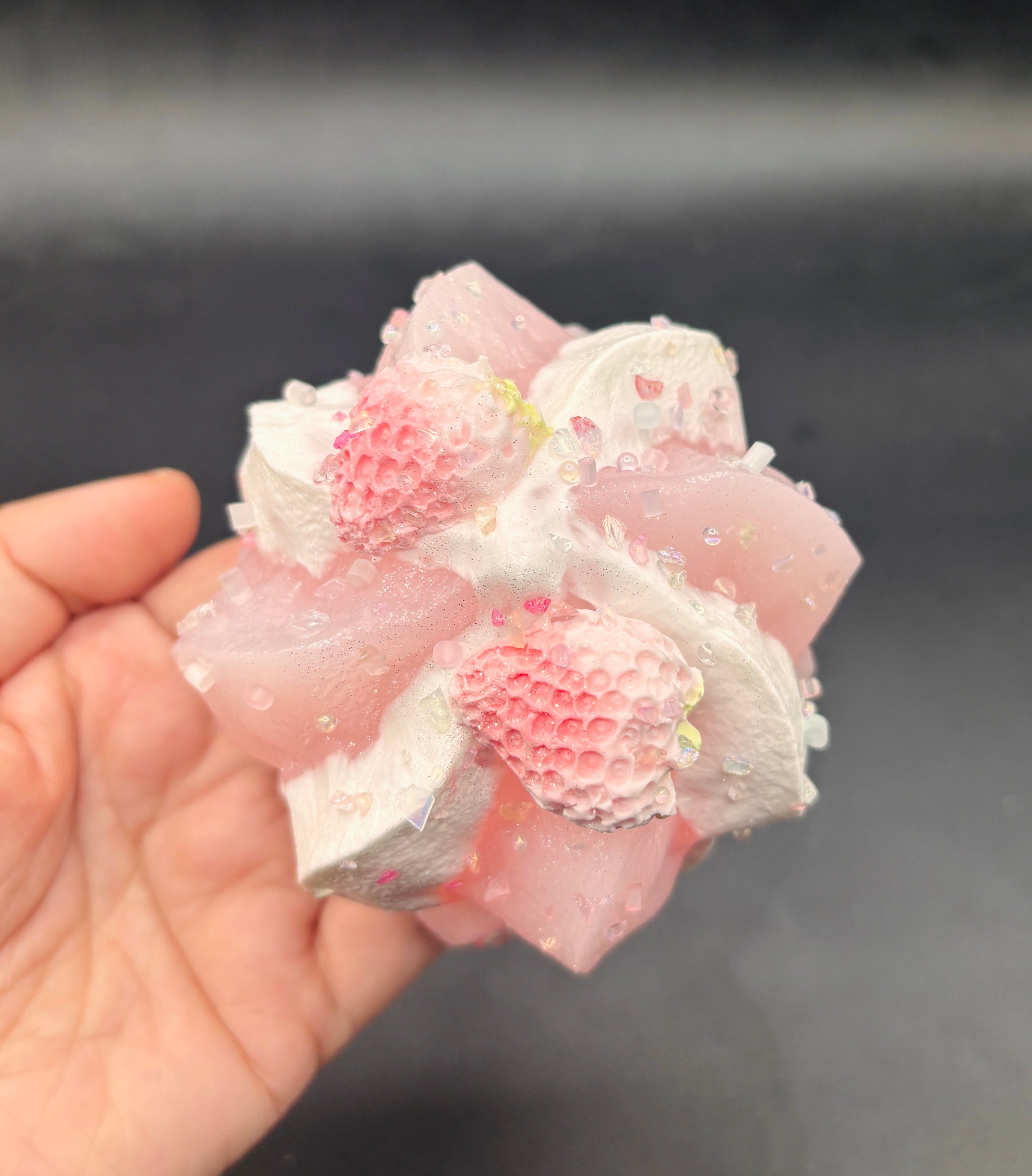 Frozen butter new strawberry whipped cream soft  taba squishy