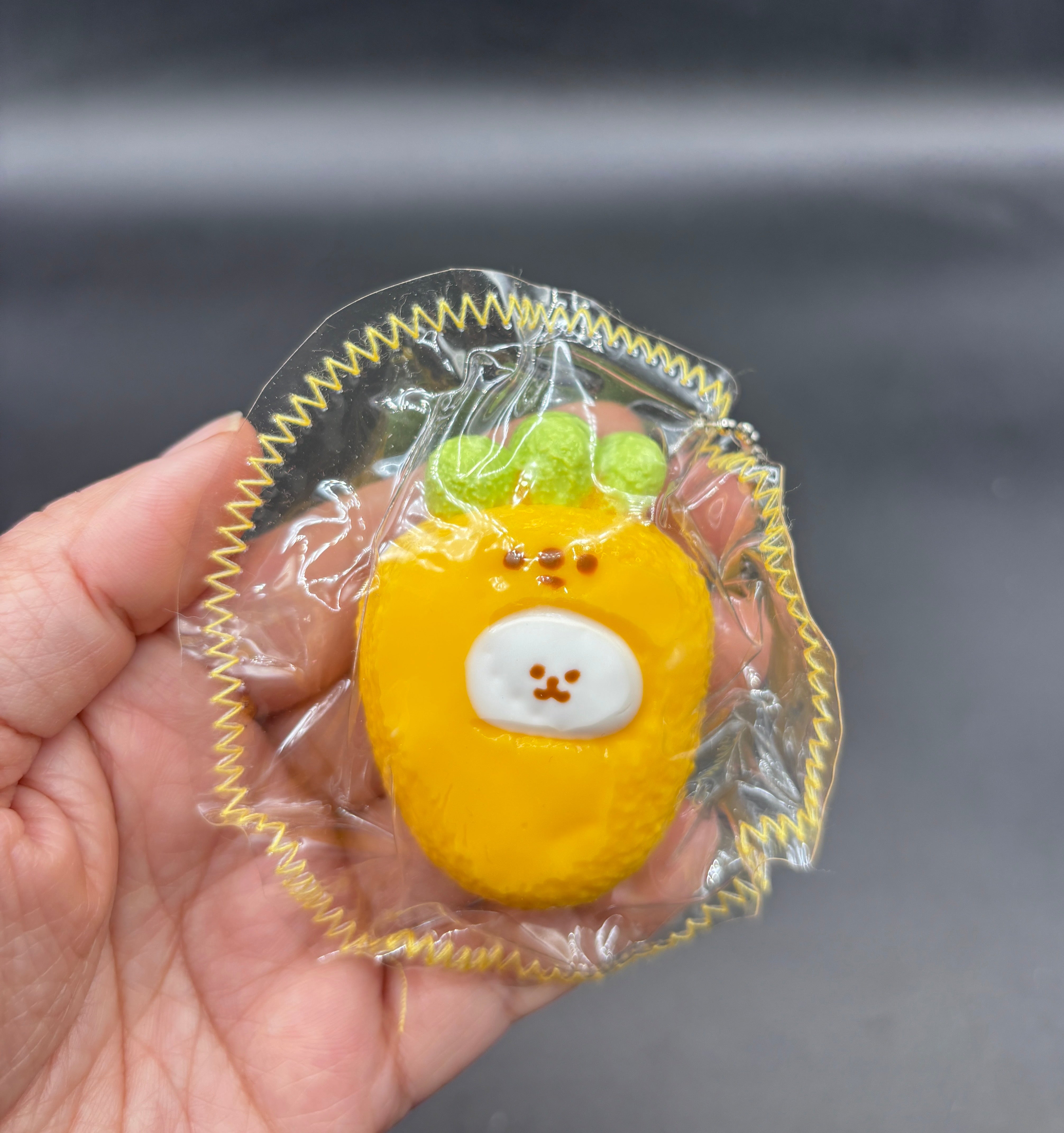 Mini taba keychain cute carrot Jokebear  taba squishy