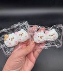 Pack of 2 melody and piano keychain soft taba squishy (random color choice)