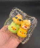 Pack of 4 chicken family taba squishy