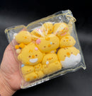 Mini pack of 11 flocked cutie chicks taba