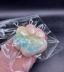 Extra Large glitter soft half clear cat paw
