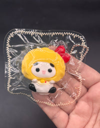 Cute mini bubu x food+sanrio keychain taba (choose)
