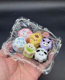 Pack of 6 mini Taba pudding cute cartoon  taba squishy