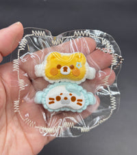 Bear and seal eye mask mini Taba keychain