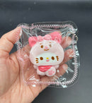 Kitty x bear family small keychain taba cute (choose)