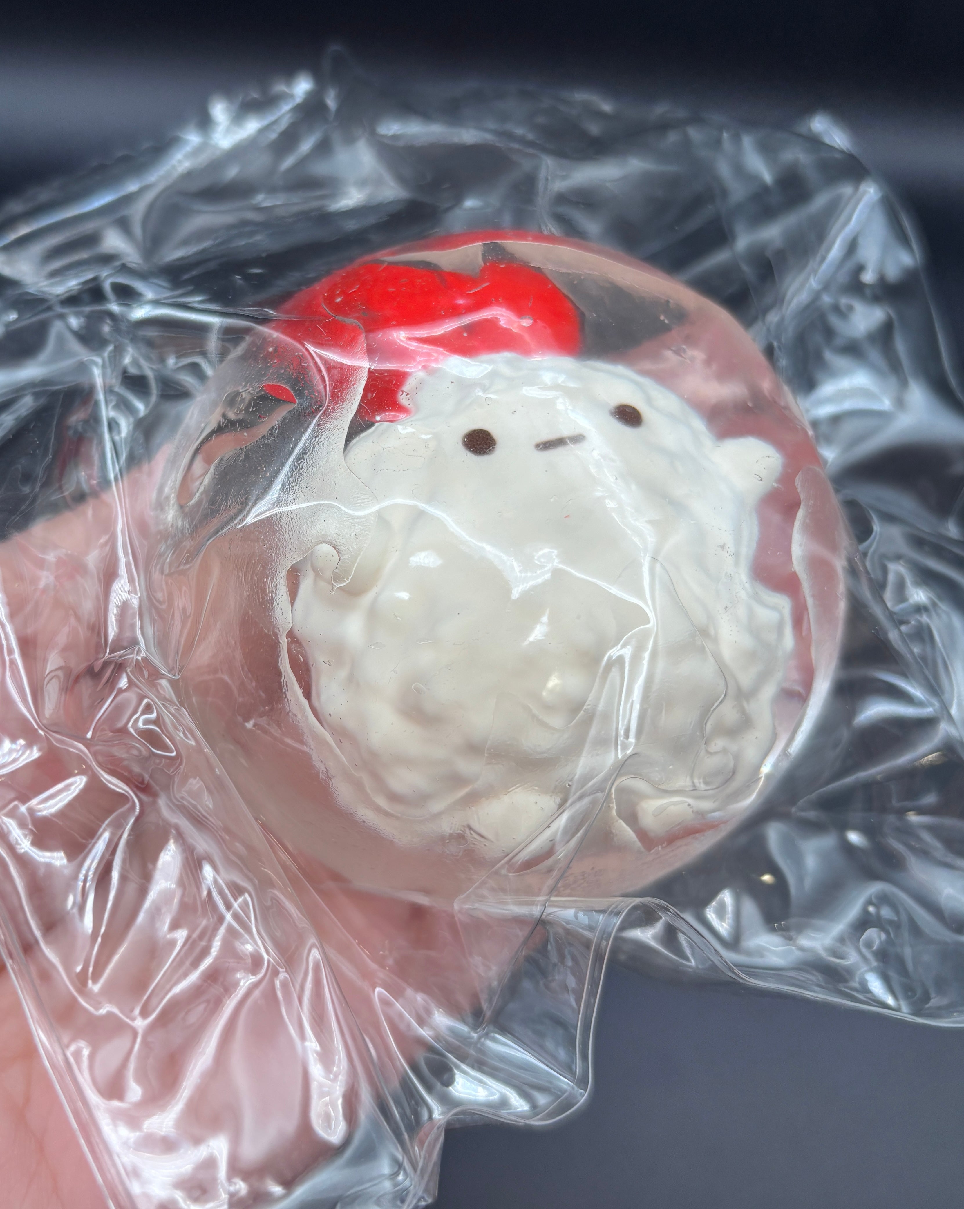 Clear sphere embedded Sumikko Gurashi fried shrimp large soft  Taba Squishy Toy